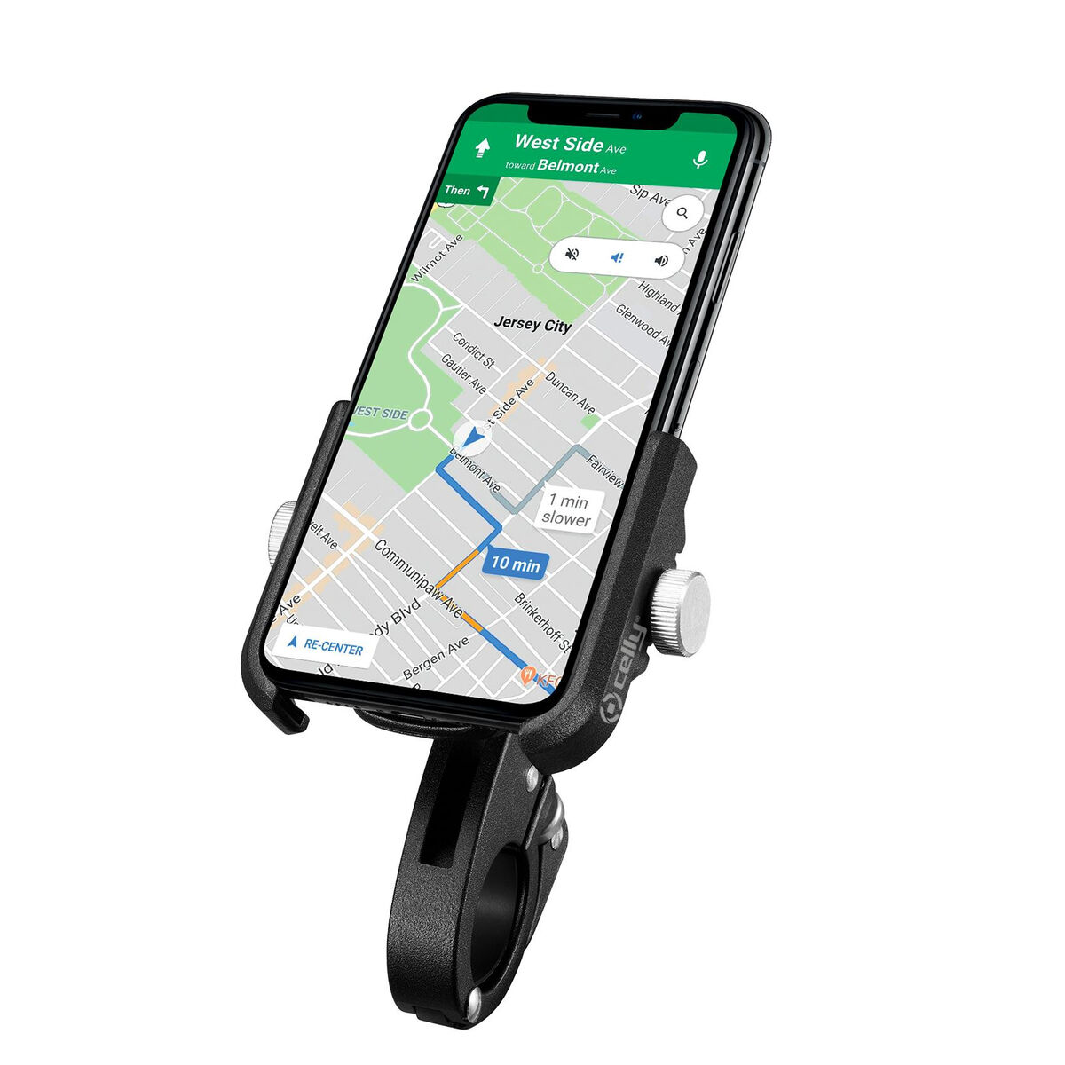 Cykeltelefonhållare Celly ARMORBIKEBK Svart Metall - 2