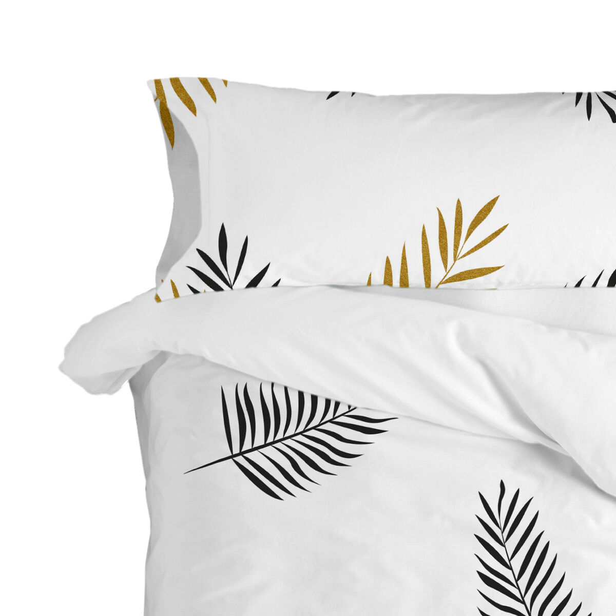 Örngott HappyFriday Blanc Foliage Multicolour 45 x 110 cm (2 antal) - 6