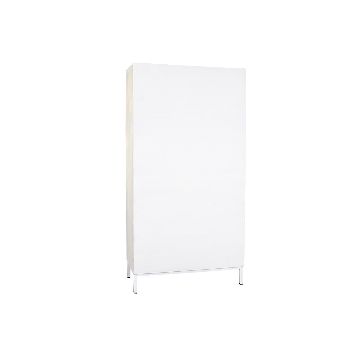 Bokhylla DKD Home Decor Vit Metall Mangoträ 90 x 40 x 180 cm - 3