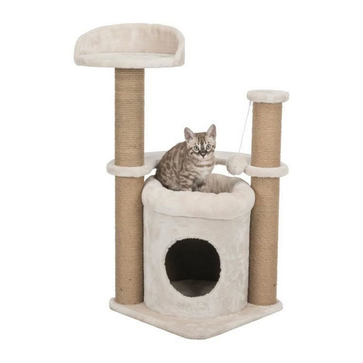 Klösbräda för katter Trixie Nayra Beige Jute 83 cm - 2