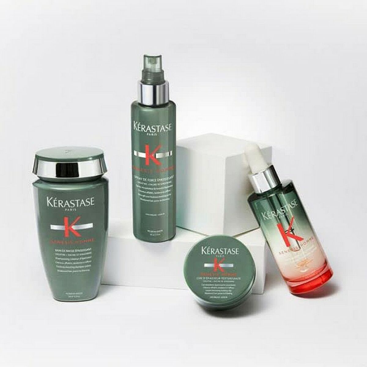 Anti-Håravfall schampo Kerastase Genesis Homme 250 ml Tjock - 5