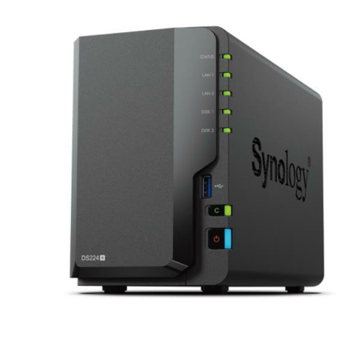 Nätlagringsenhet NAS Synology DS224P Svart Intel Celeron J4125 - 2