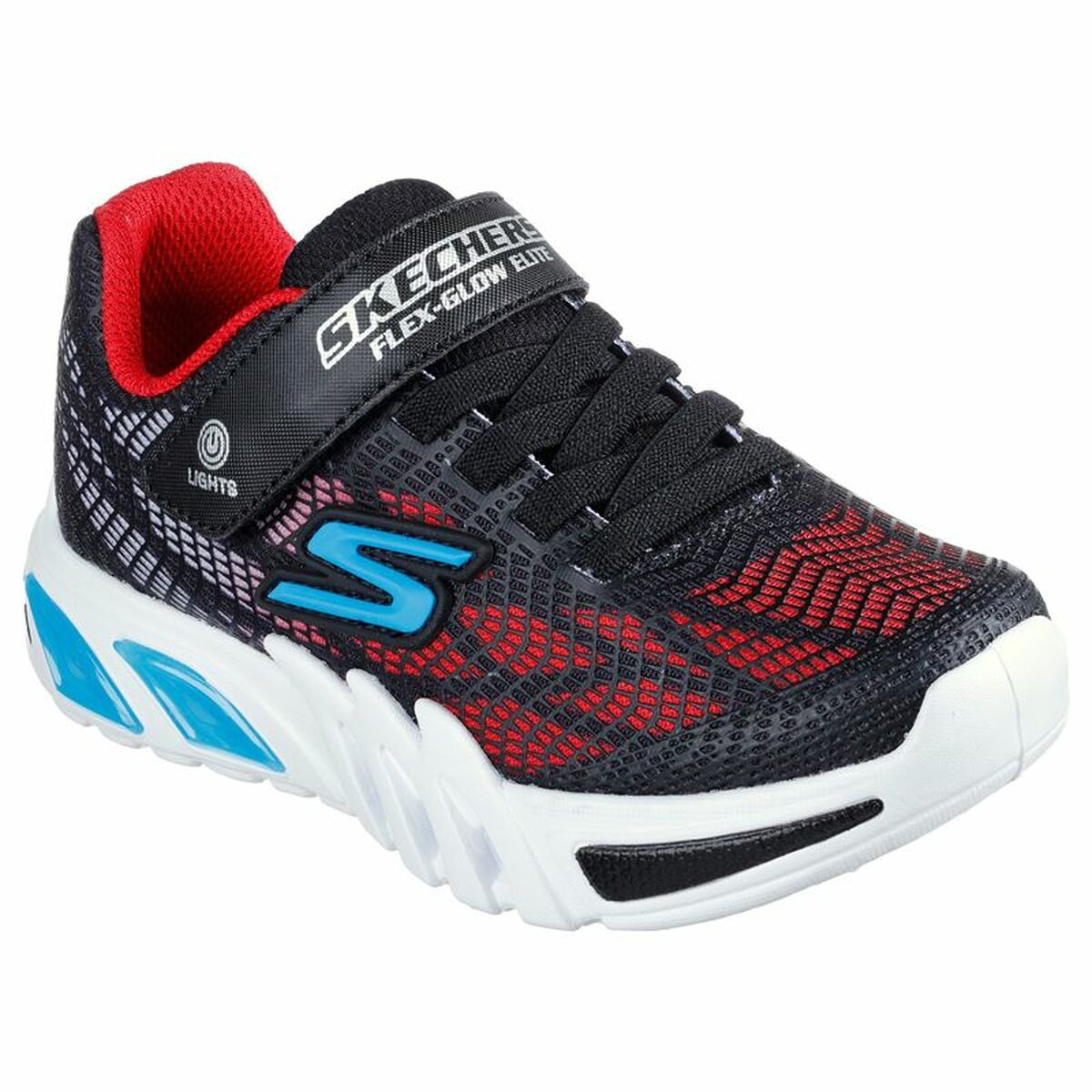 Sportskor för barn Skechers Flex-Glow Elite - Vorlo Svart - 5