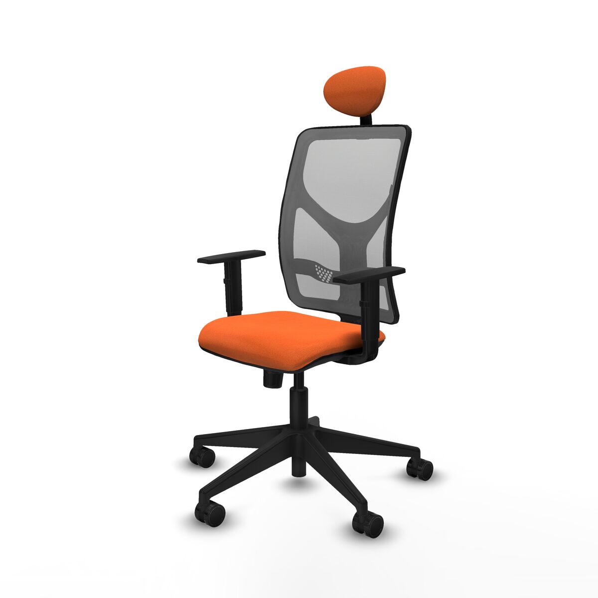 Kontorsstol med nackstöd Motilla Piqueras y Crespo 1D066N1 Orange - 2