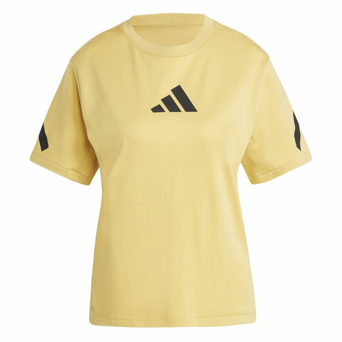 T-shirt med kortärm Dam Adidas Z.N.E. Gul