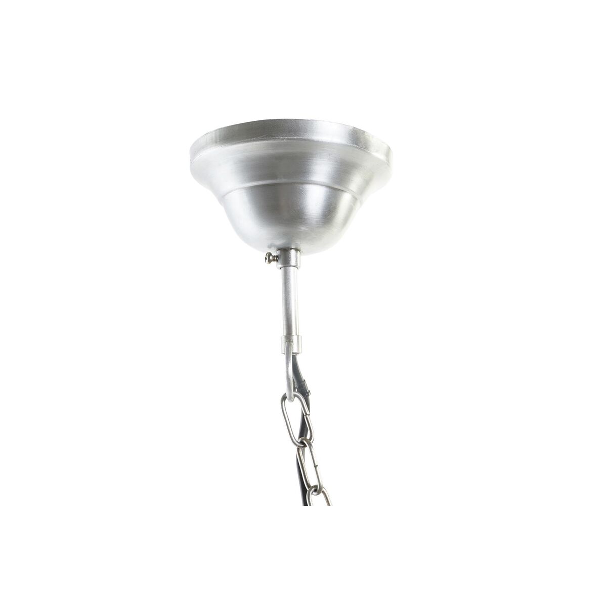 Taklampa DKD Home Decor Silvrig Järn 50 W 43 x 43 x 66 cm - 4