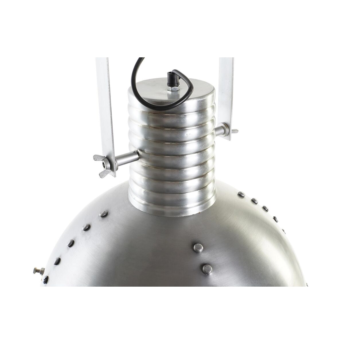 Taklampa DKD Home Decor Silvrig Järn 50 W 43 x 43 x 66 cm - 9