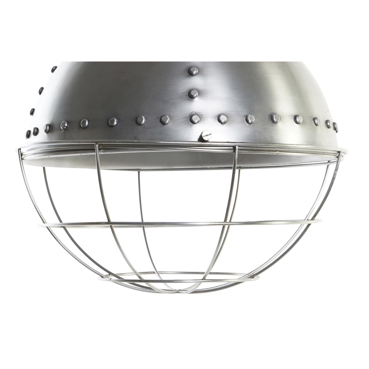 Taklampa DKD Home Decor Silvrig Järn 50 W 43 x 43 x 66 cm - 10