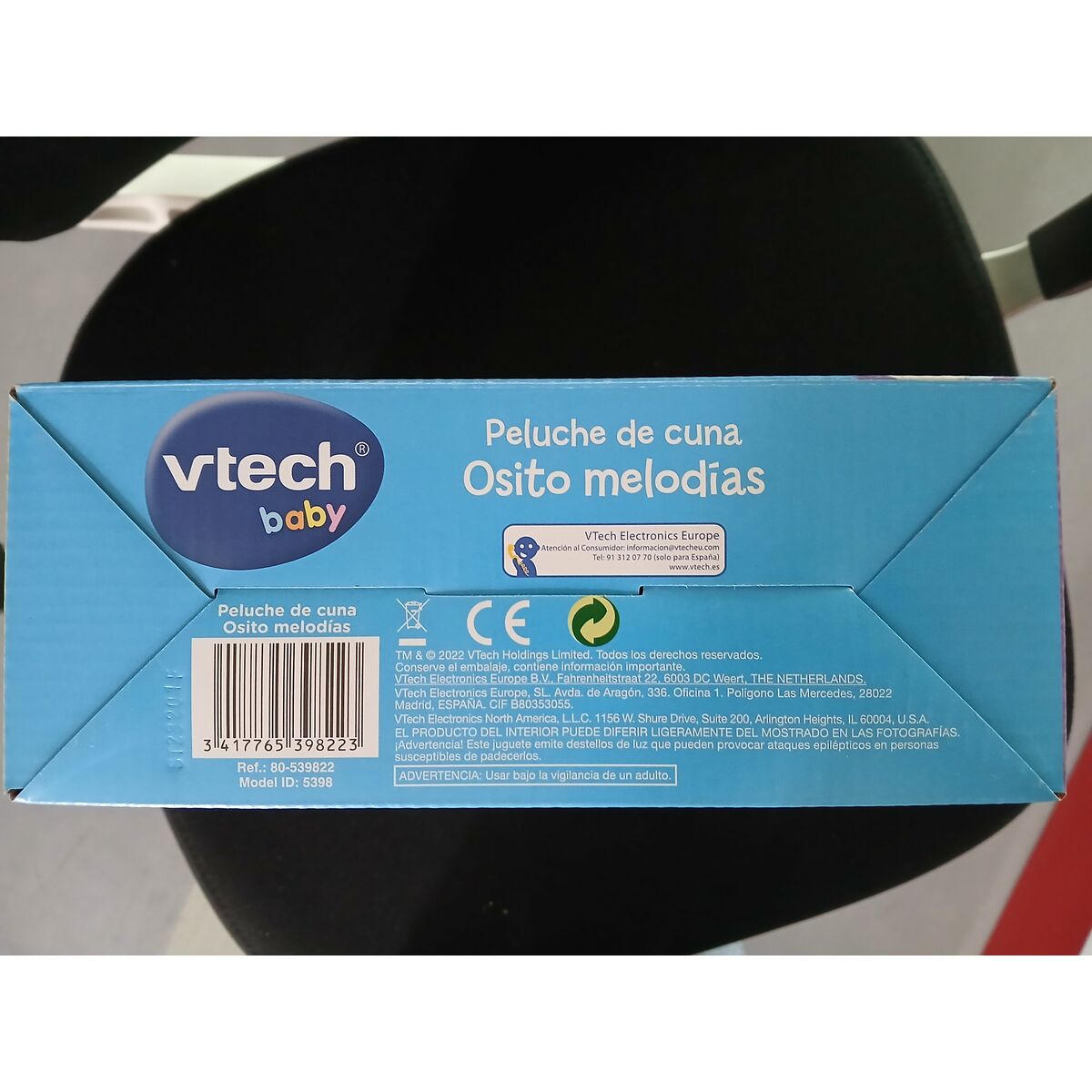 Musikalisk Plyschdocka Vtech Björn 23 x 19 x 8,5 cm - 3