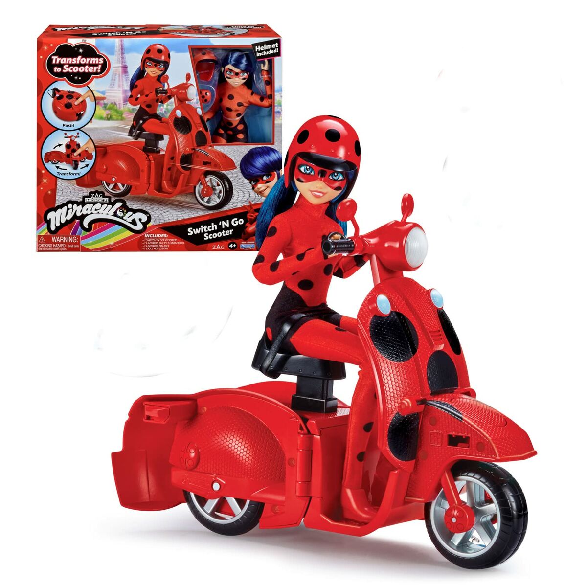 Actionfigurer Miraculous: Tales of Ladybug & Cat Noir Motorcykel - 5