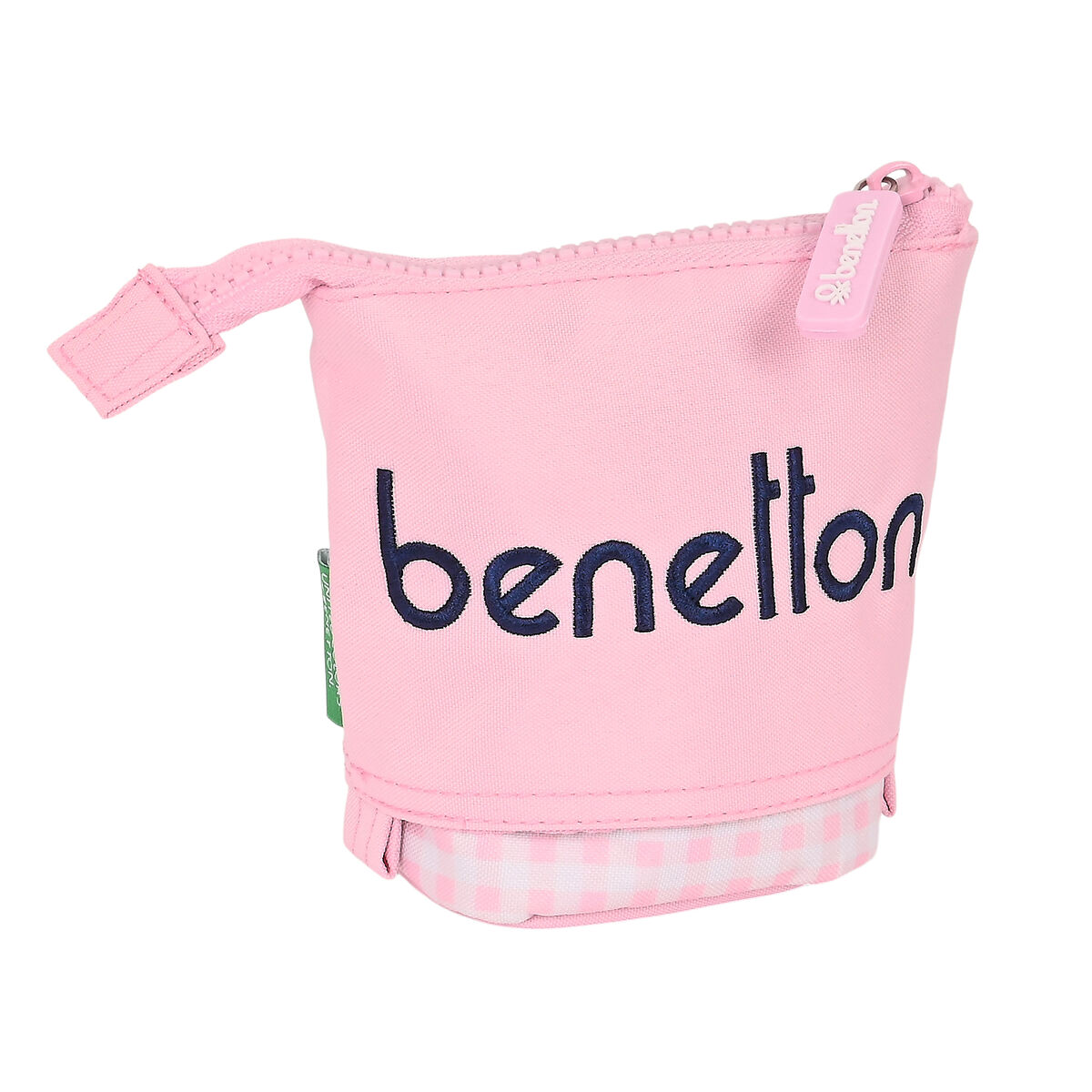 Necessär Mugg Benetton Vichy Rosa (8 x 19 x 6 cm) - 12
