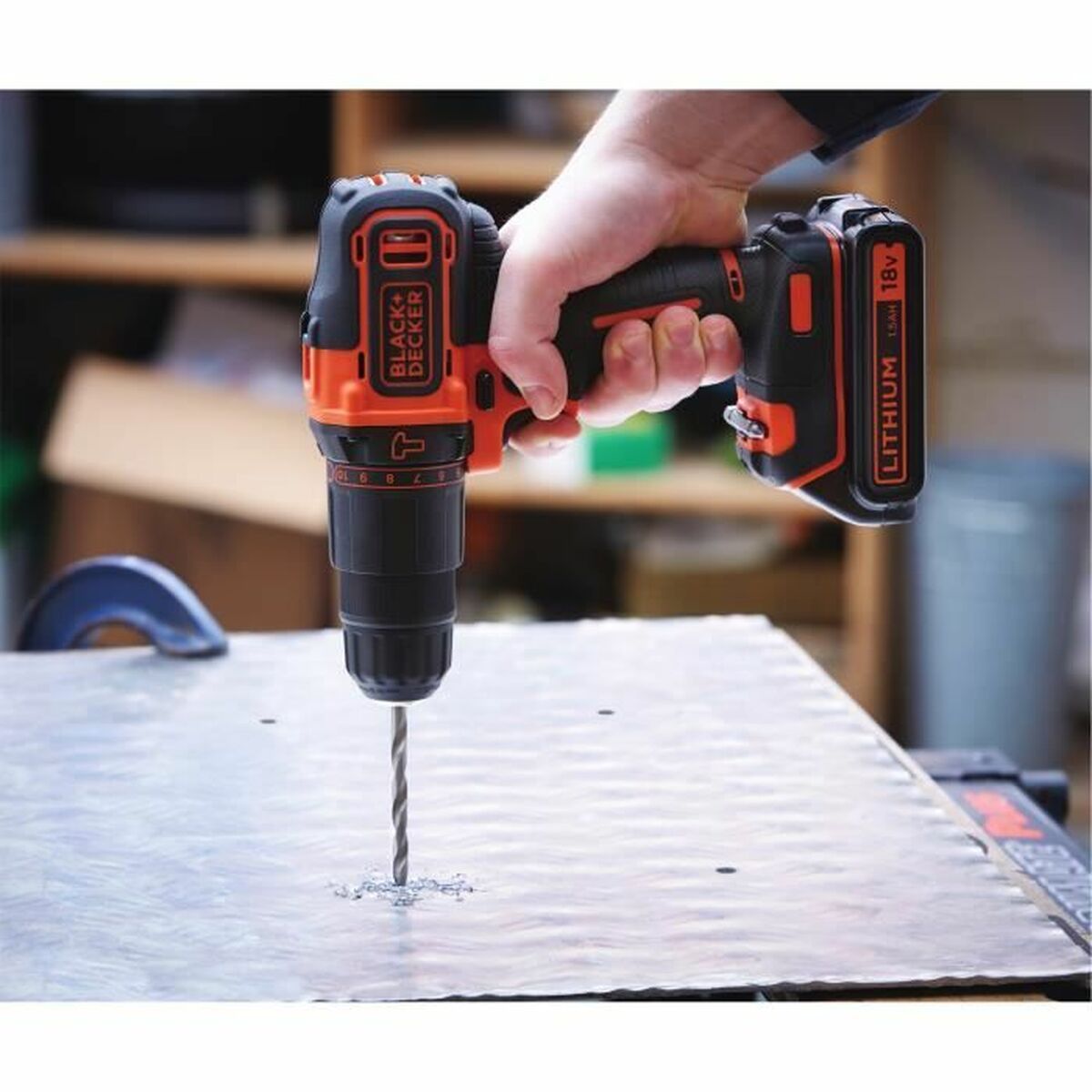 Elektrisk skruvmejsel Black & Decker BDC718AS2F 18V 40 Nm - 4