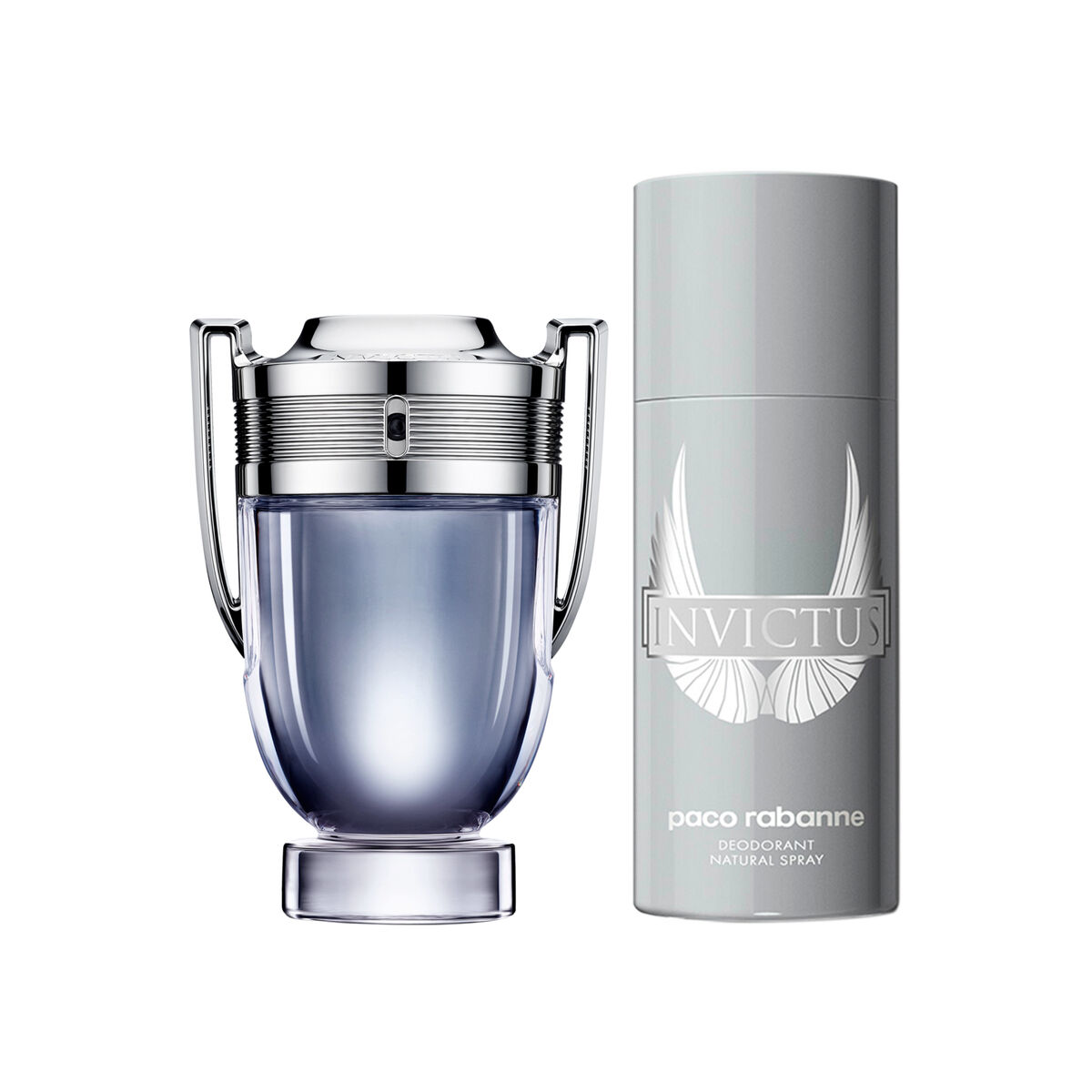 Parfymset Herrar Paco Rabanne EDT Invictus 2 Delar - 2