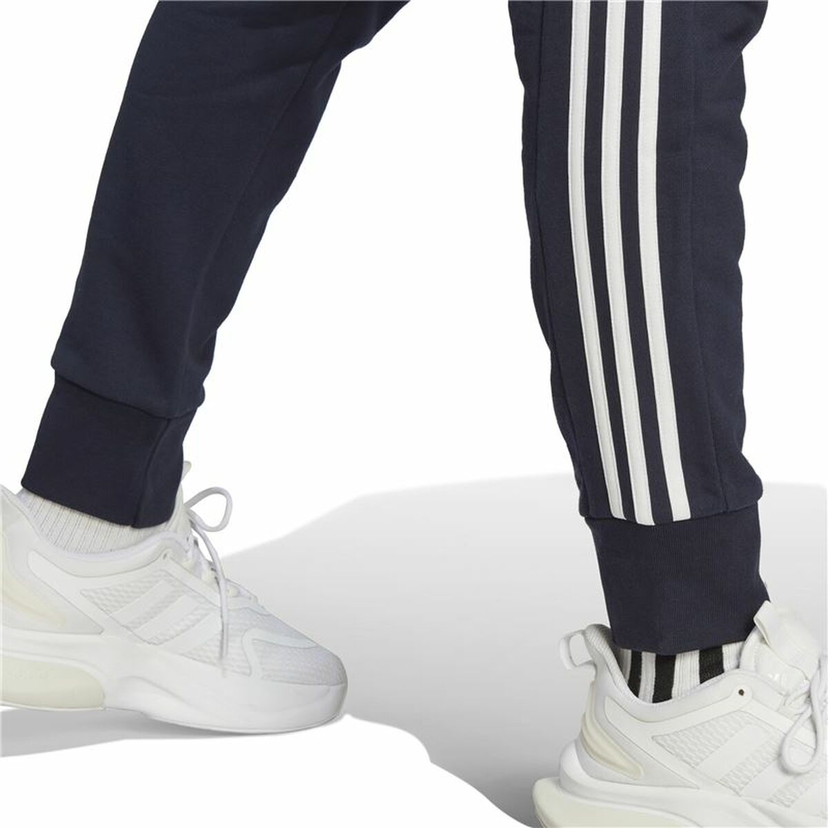 Långa träningsbyxor Adidas M 3S Ft Tc Svart Mörkblå Män - 3