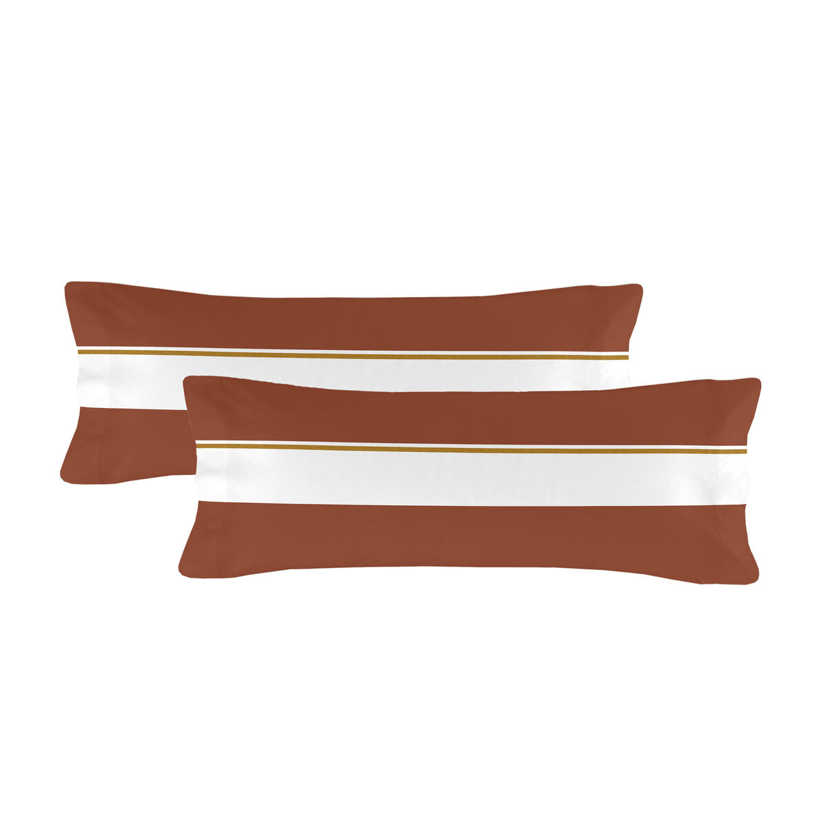Örngott HappyFriday Blanc Golden lands Multicolour 45 x 110 cm (2 antal)