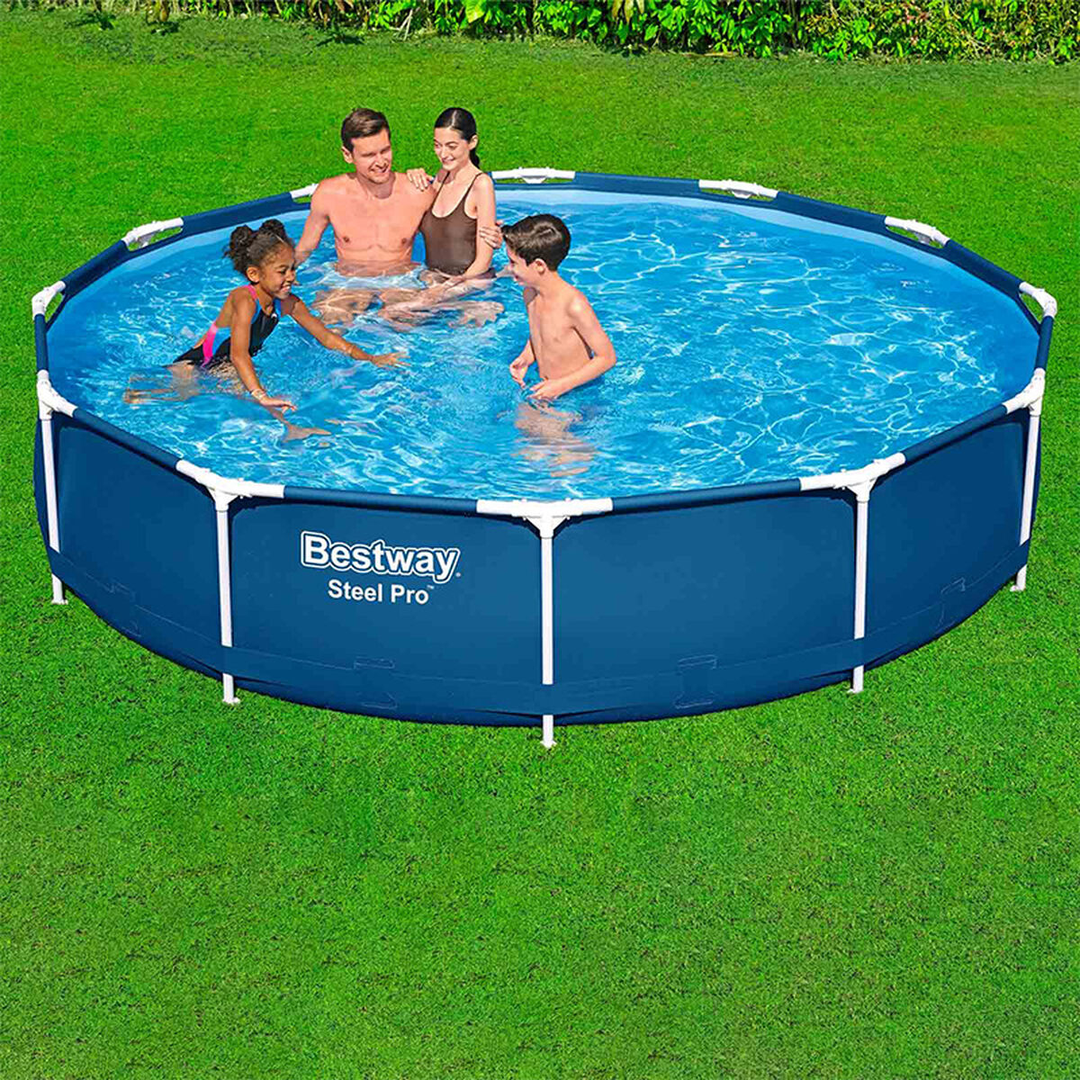 flyttbar pool Bestway 366 x 76 cm 366 x 366 x 76 cm - 5