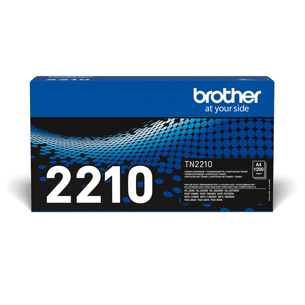 Original Toner Brother TN-2210 Svart Multicolour