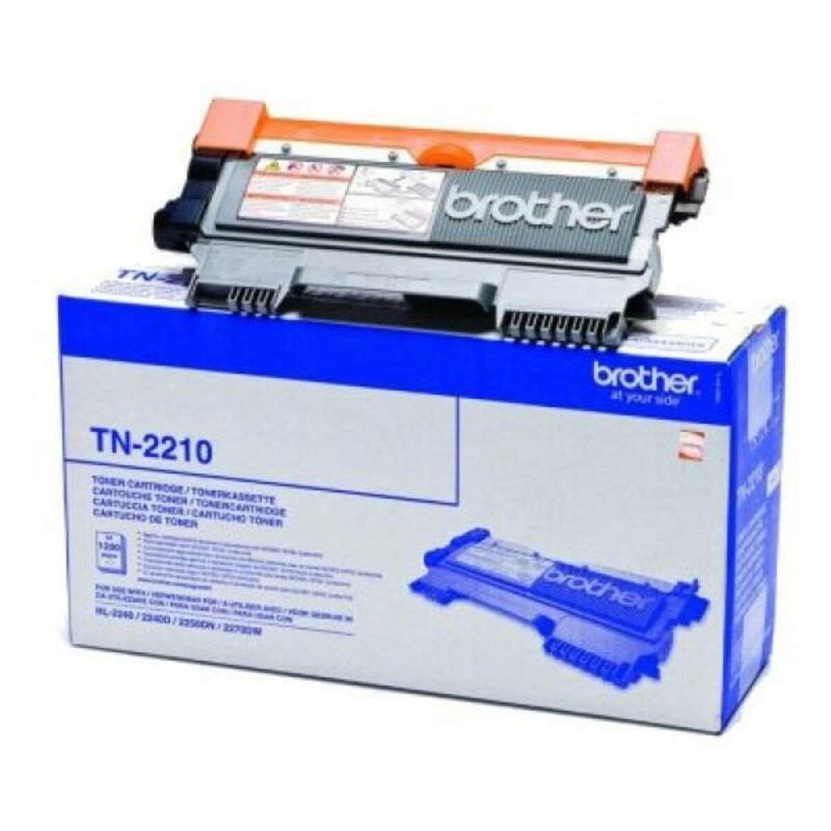 Original Toner Brother TN-2210 Svart Multicolour - 2