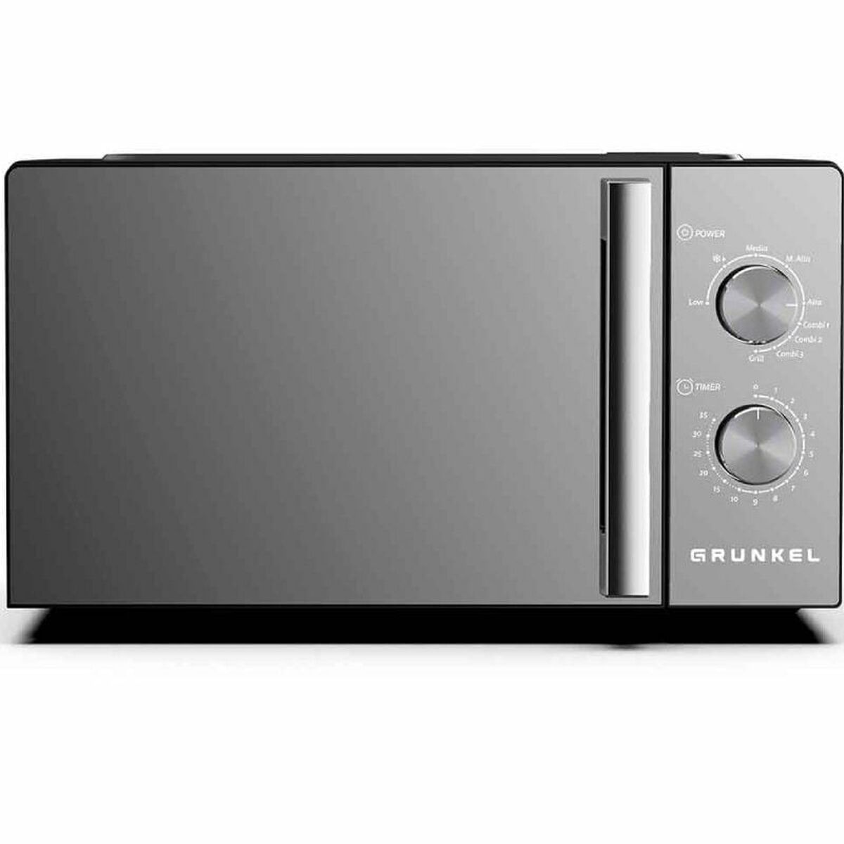 Mikrovågsugn med Grill Grunkel MWG-20ESPEJO 800 W 20 L Svart - 2