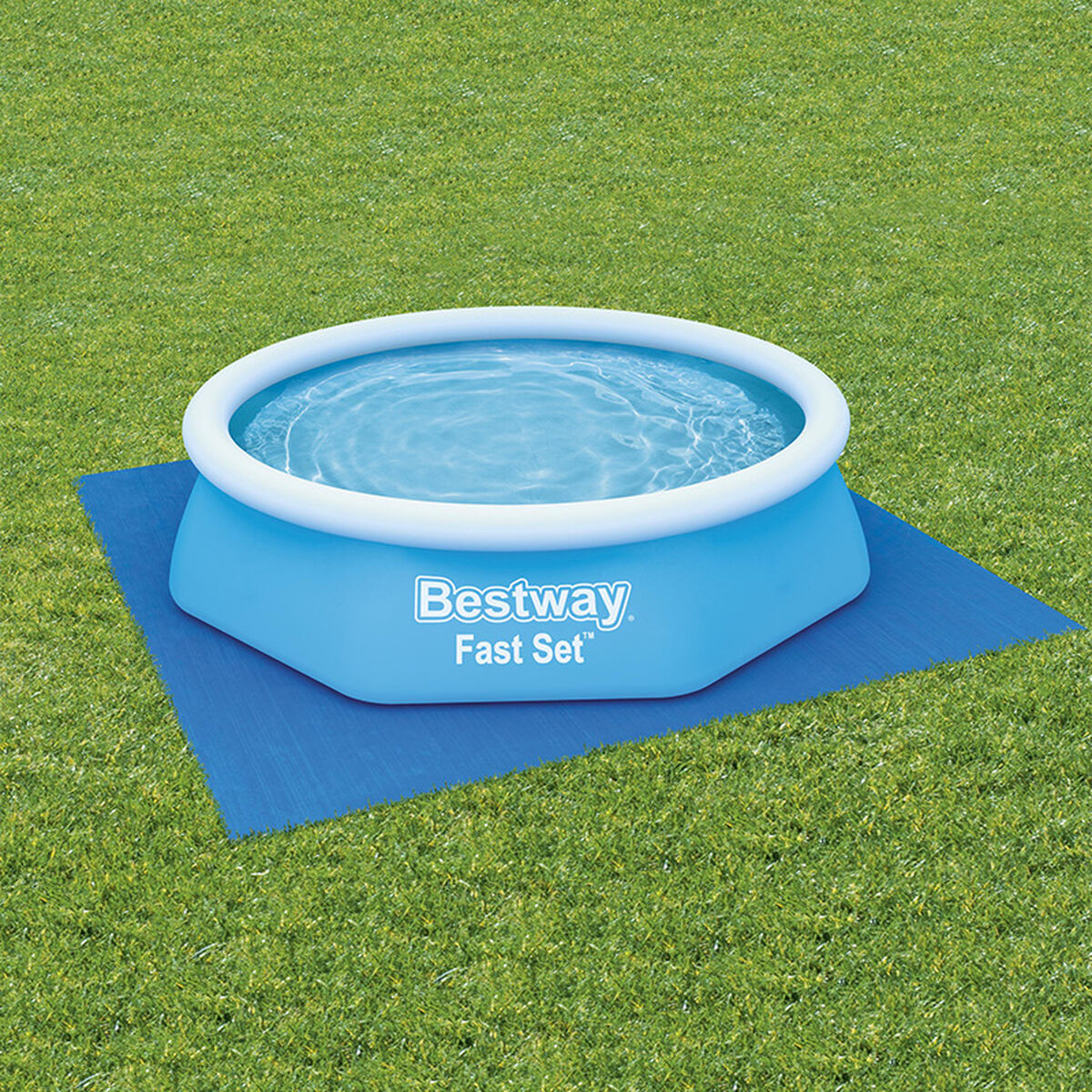 Skyddande golv för flyttbara pooler Bestway 335 x 335 cm (1 antal) - 3