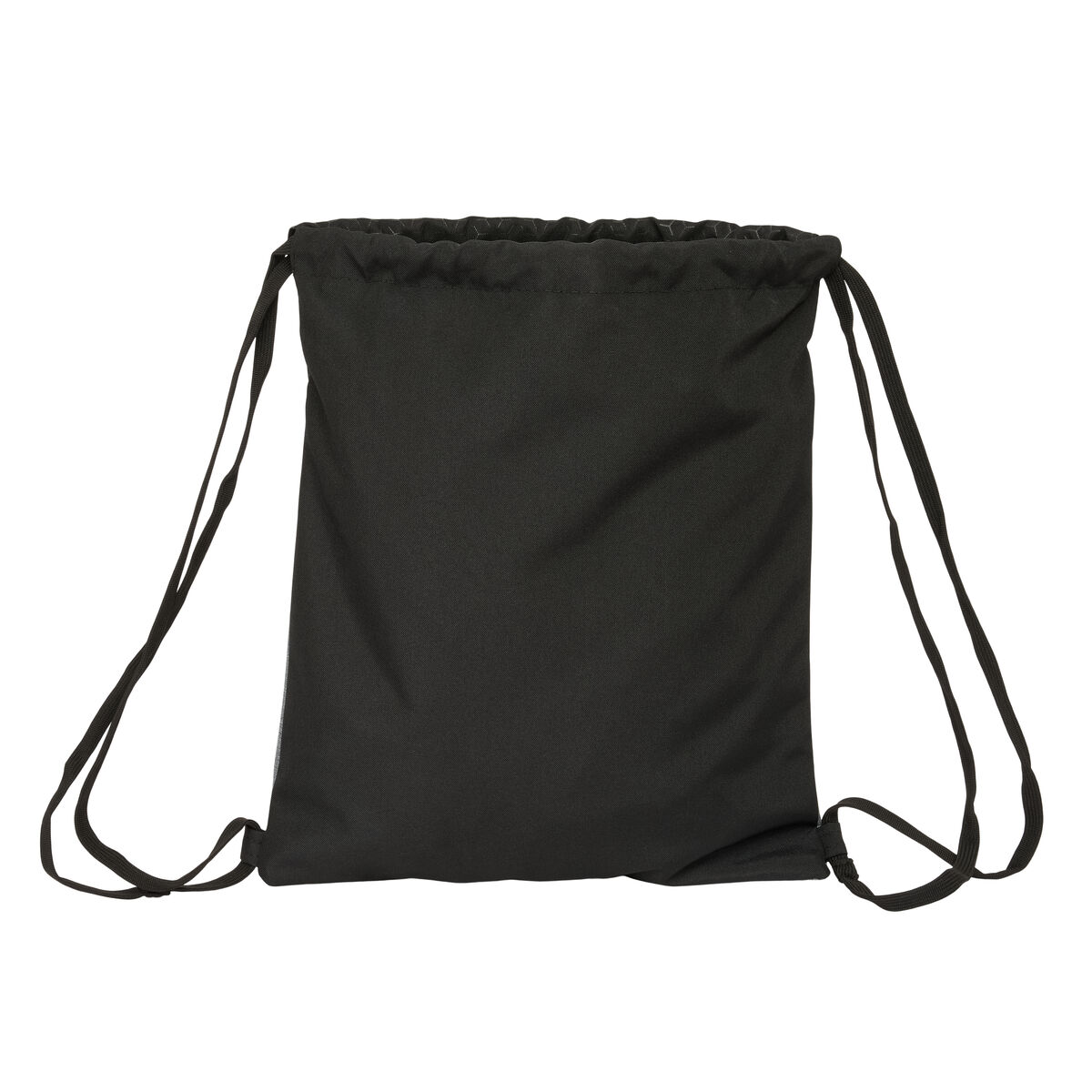 Skopåse med remmar BlackFit8 Old school Svart Grå 35 x 40 x 1 cm - 2