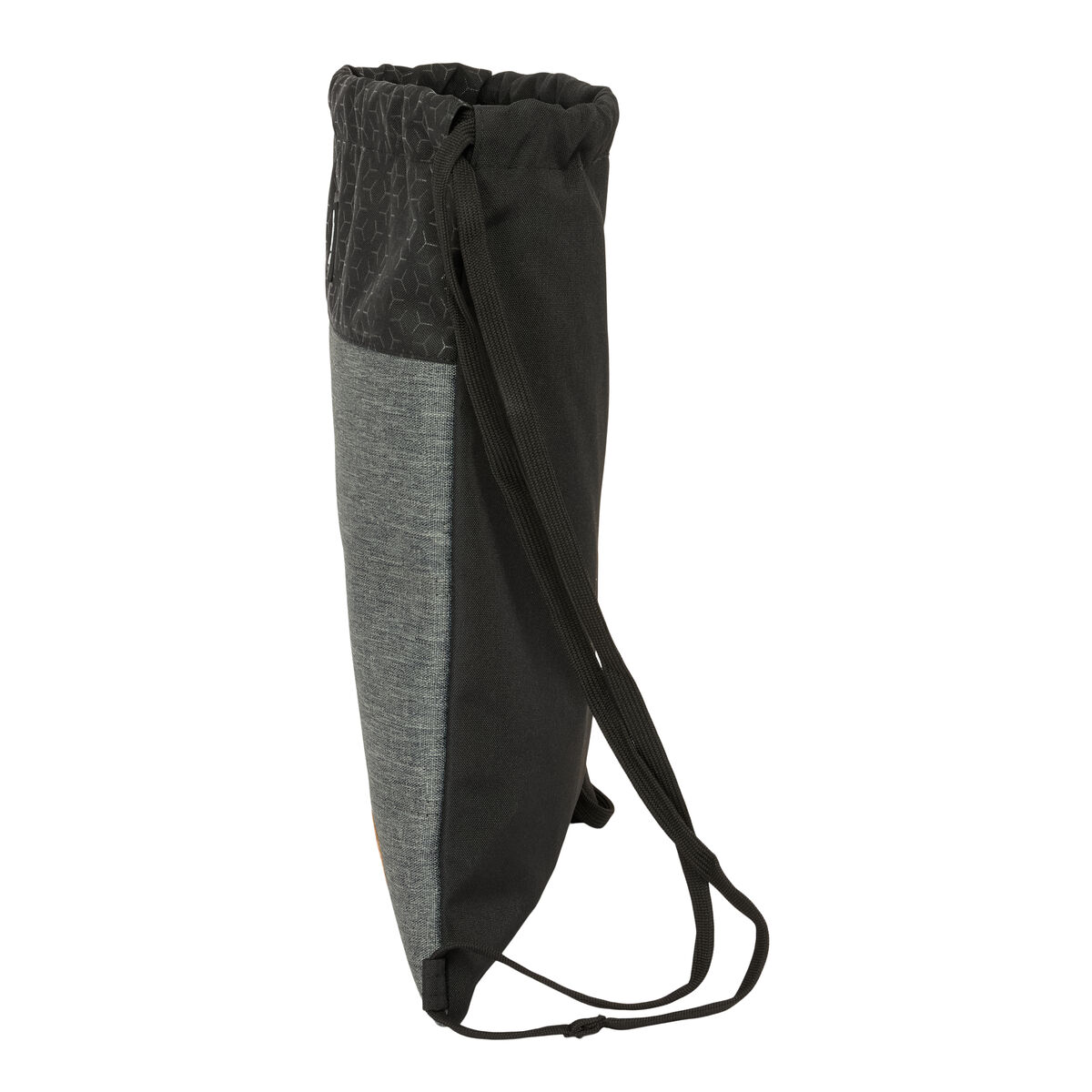 Skopåse med remmar BlackFit8 Old school Svart Grå 35 x 40 x 1 cm - 3