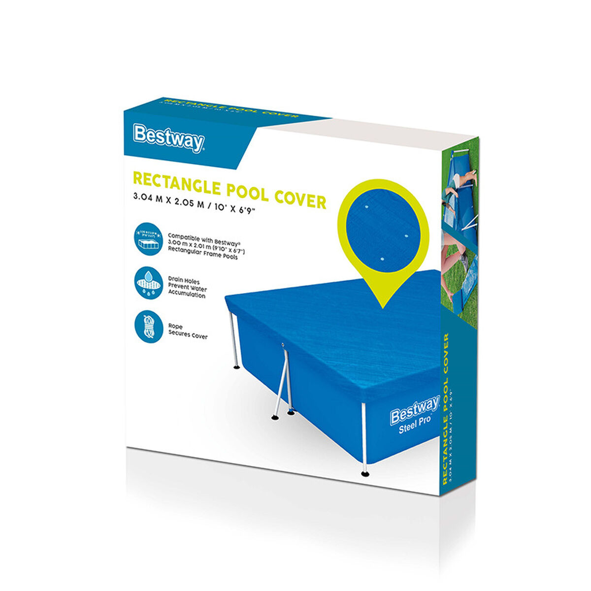 Pool Cover Bestway Blå 300 x 201 x 66 cm - 3