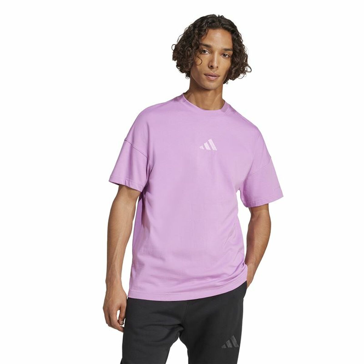 T-shirt med kortärm Herr Adidas All Szn Purpur - 2