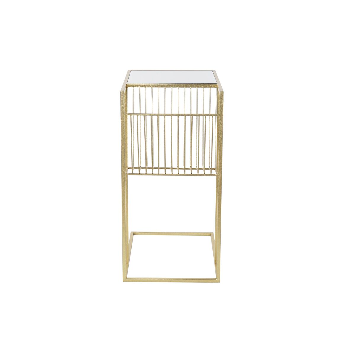 Tidningsställ DKD Home Decor Gyllene Metall Speglar 48 x 35 x 71 cm - 6