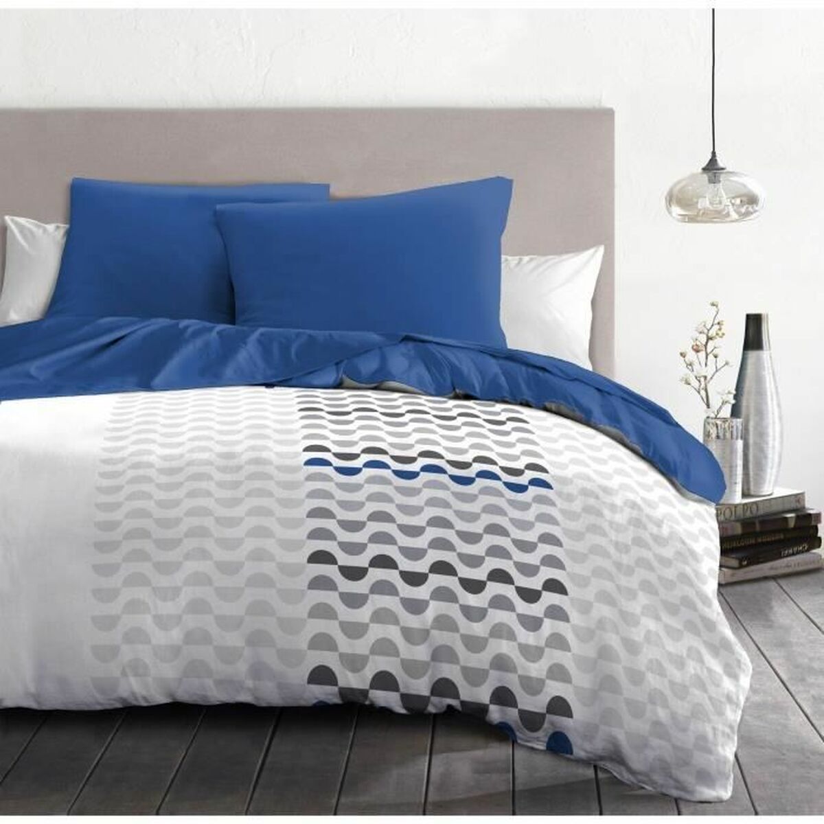 Täckslagsset HOME LINGE PASSION Dream Blå 220 x 240 cm - 3
