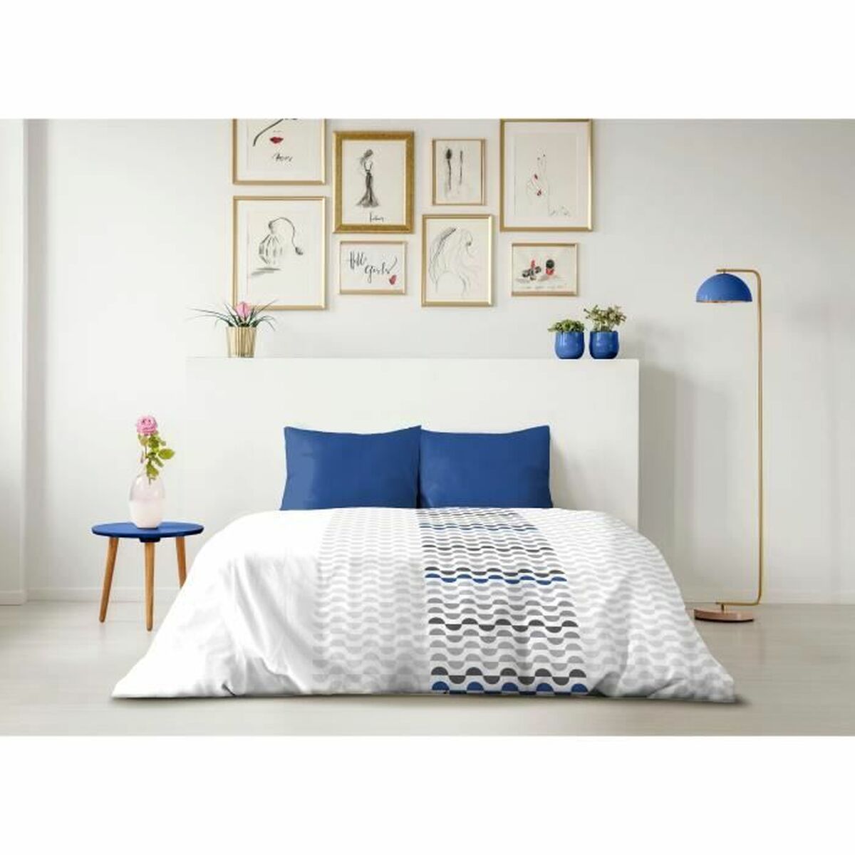 Täckslagsset HOME LINGE PASSION Dream Blå 220 x 240 cm - 4