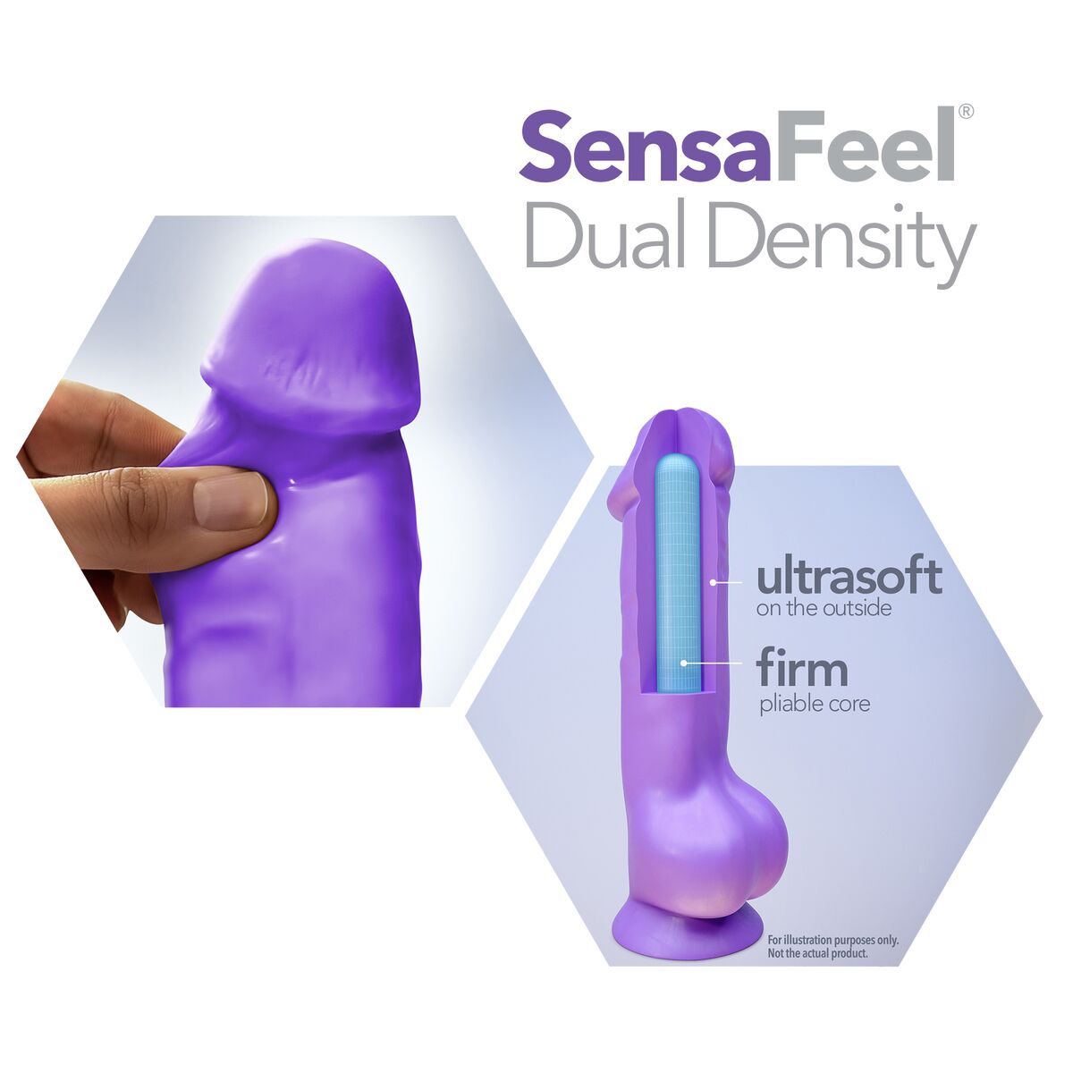 Realistisk dildo Blush Au Naturel TPE Ø 3,4 cm (17,7 cm) - 5