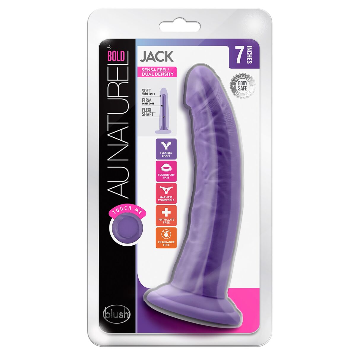 Realistisk dildo Blush Au Naturel TPE Ø 3,4 cm (17,7 cm) - 6