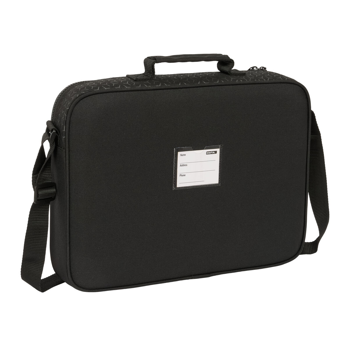 Skolväska BlackFit8 Old school Svart Grå 38 x 28 x 6 cm - 3