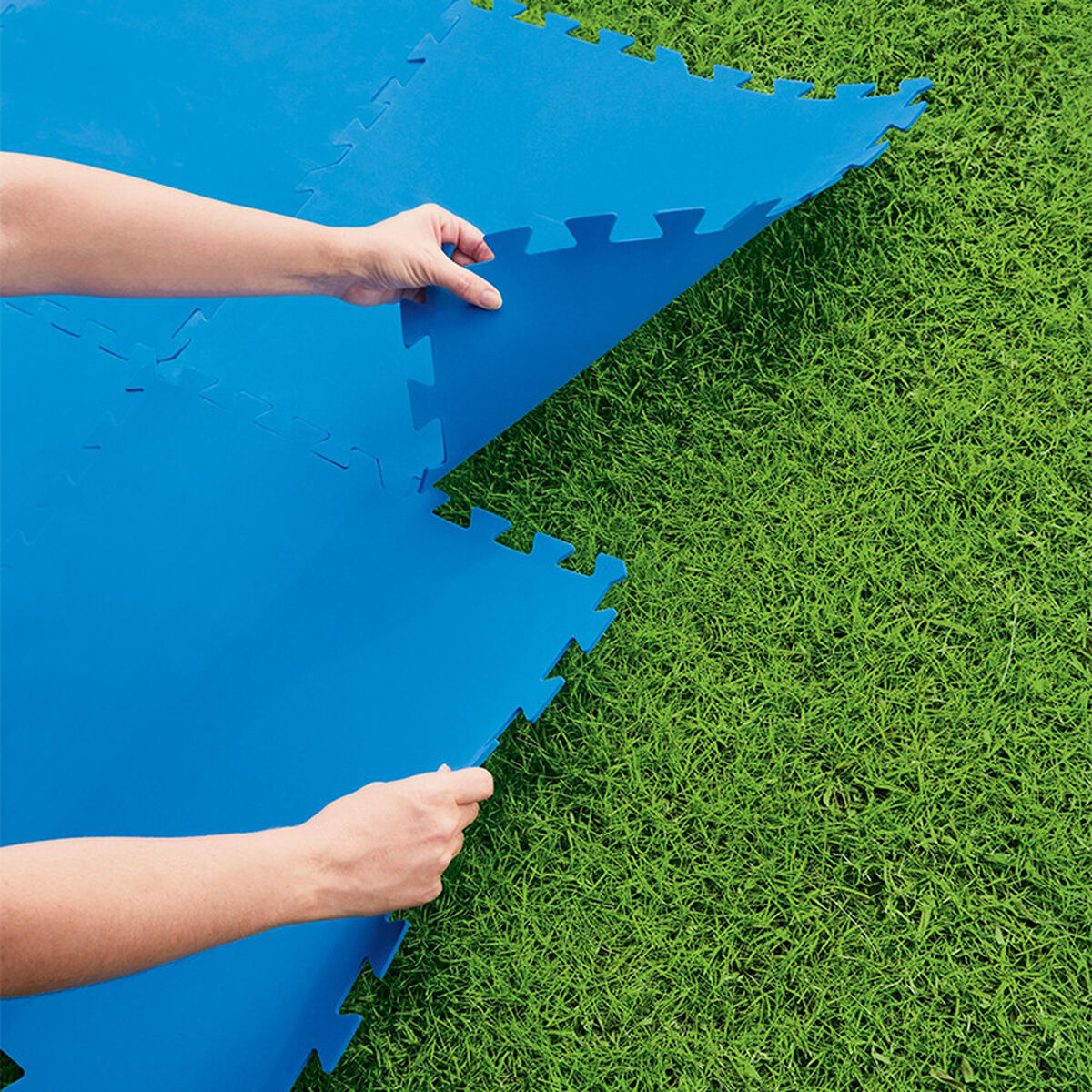 Skyddande golv för flyttbara pooler Bestway 50 x 50 cm - 3