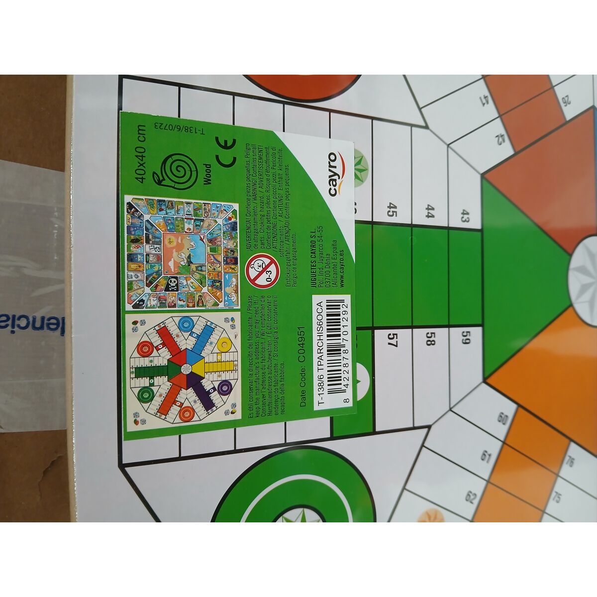 Parchís och Oca Board Cayro (40 x 40 cm) - 9