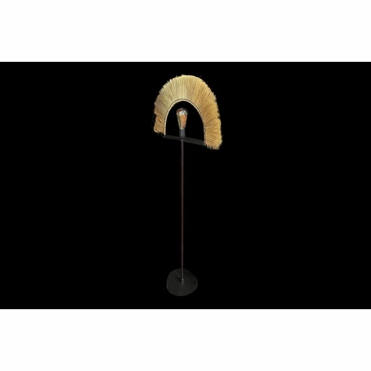 Golvlampa DKD Home Decor Svart Naturell Jute Järn 50 W 220 V 56 x 26 x 152 cm - 4
