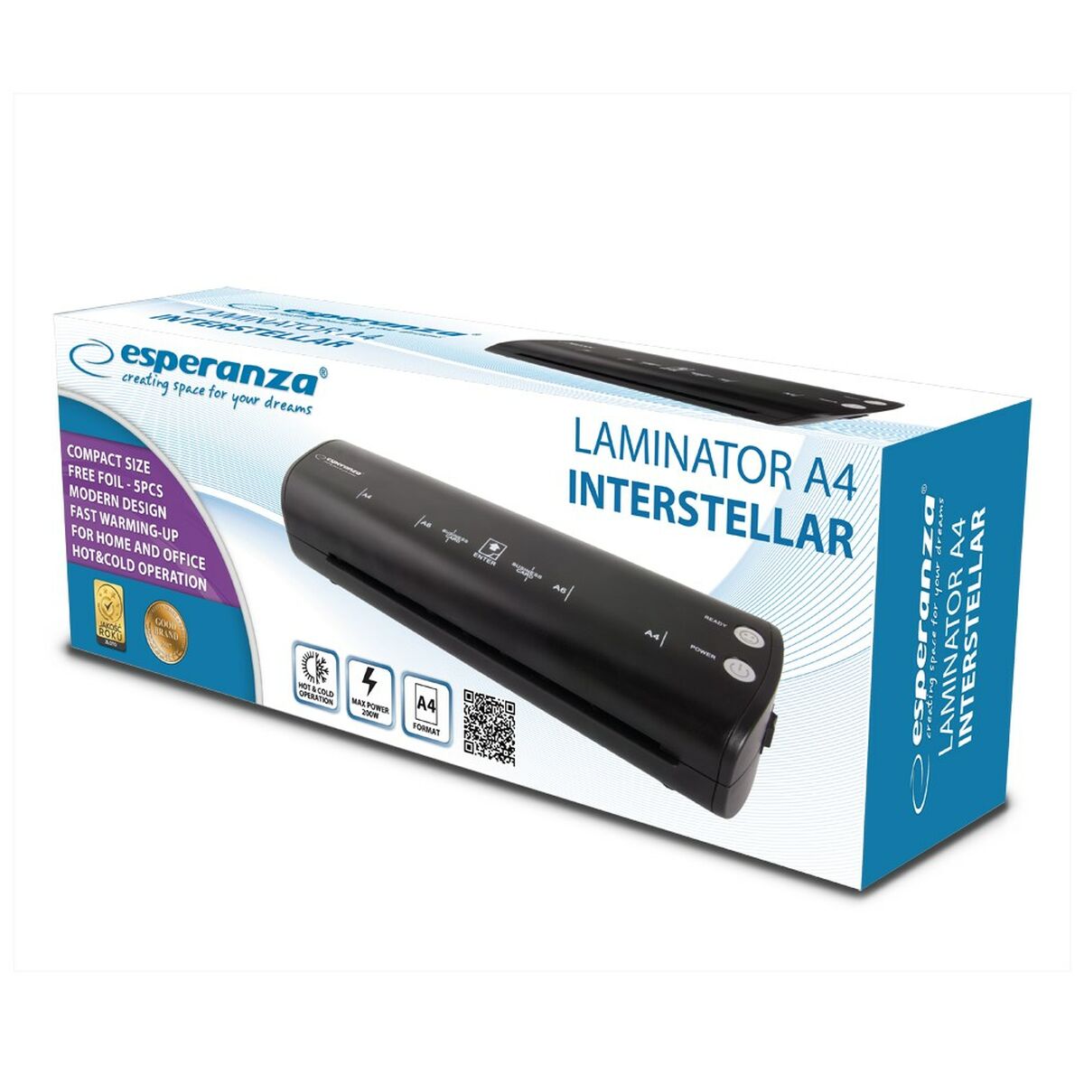 Laminator Esperanza Laminator A4 Interstellar Svart - 2