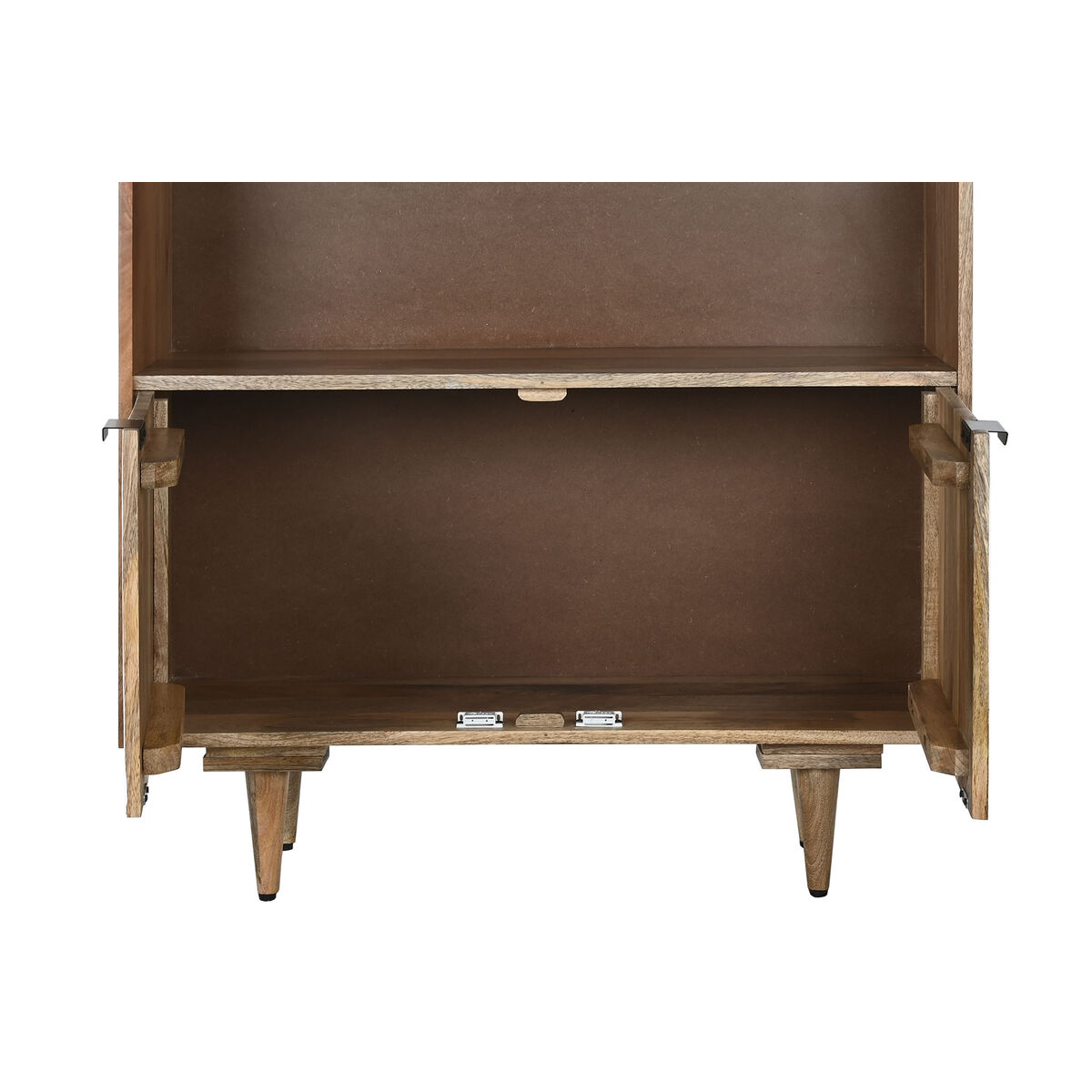 Bokhylla Home ESPRIT Vit Mangoträ 90 x 35 x 168 cm - 3