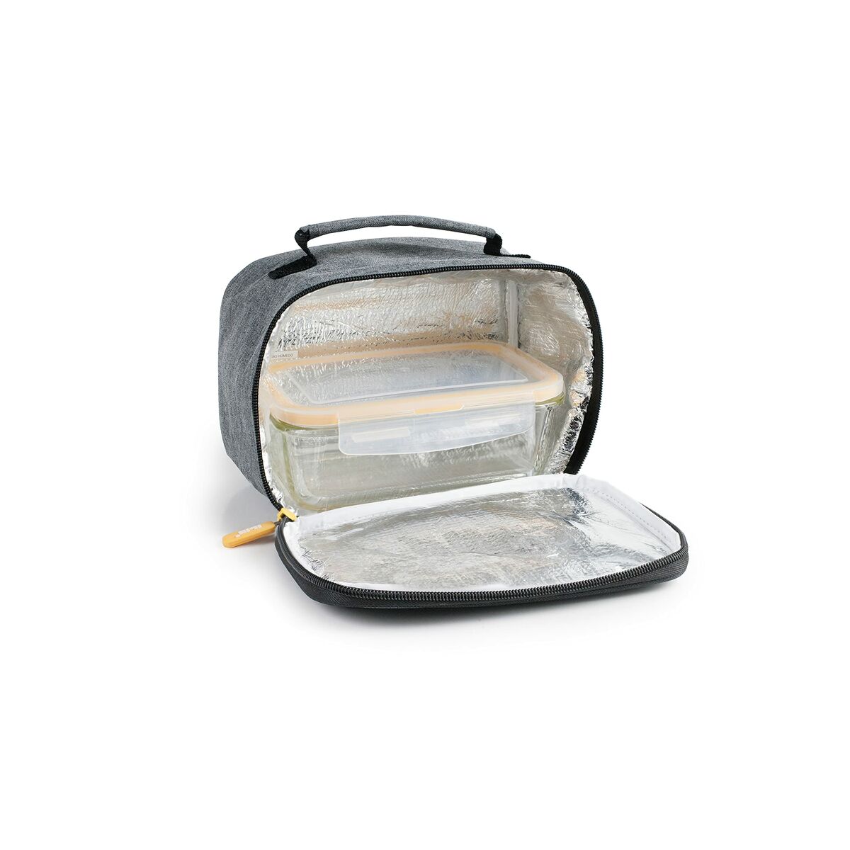 Lunchlåda med tillbehör Ibili 753401g Grå Polyester Borosilikatglas 21 x 13 x 14 cm - 2