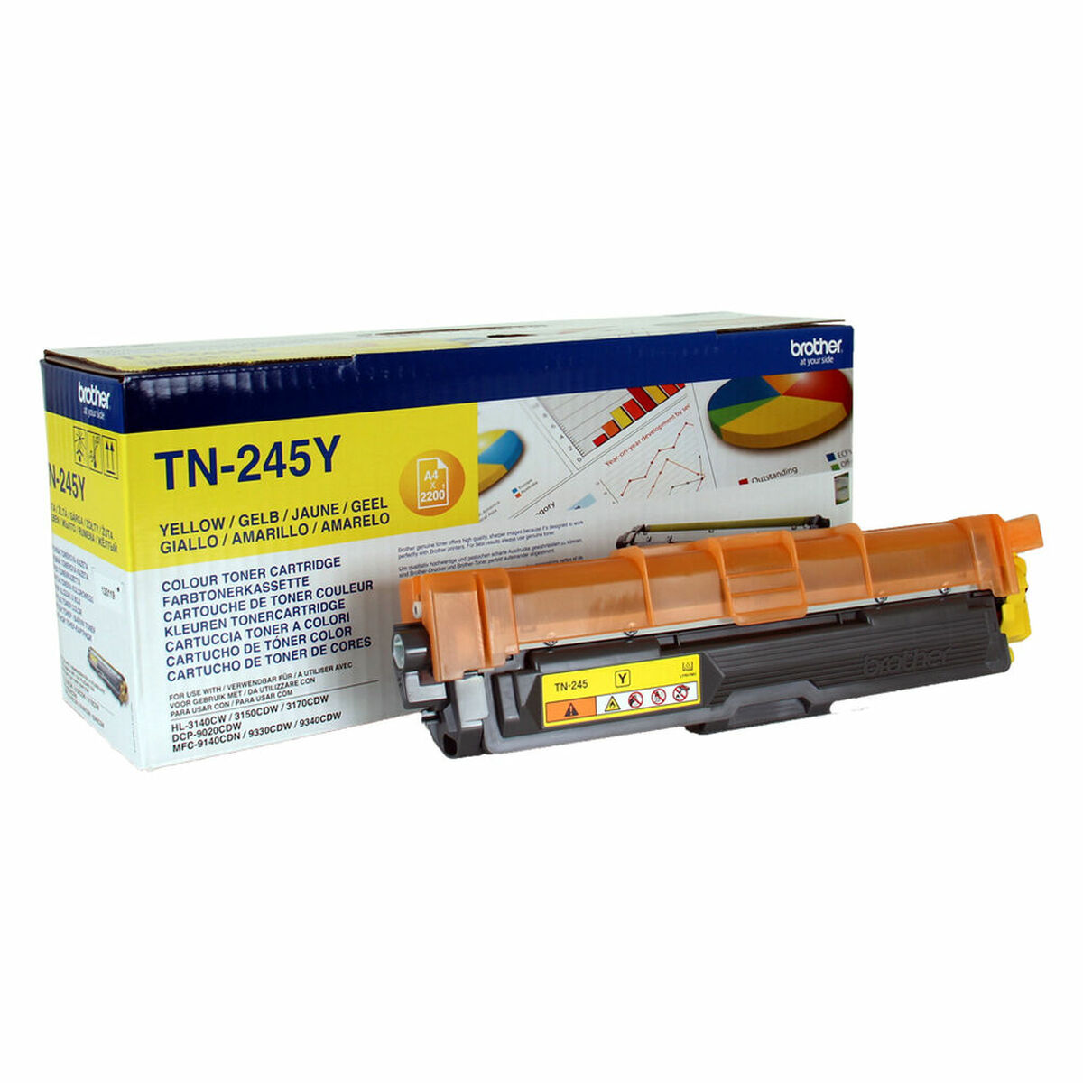 Original Toner Brother TN-245Y Gul - 3