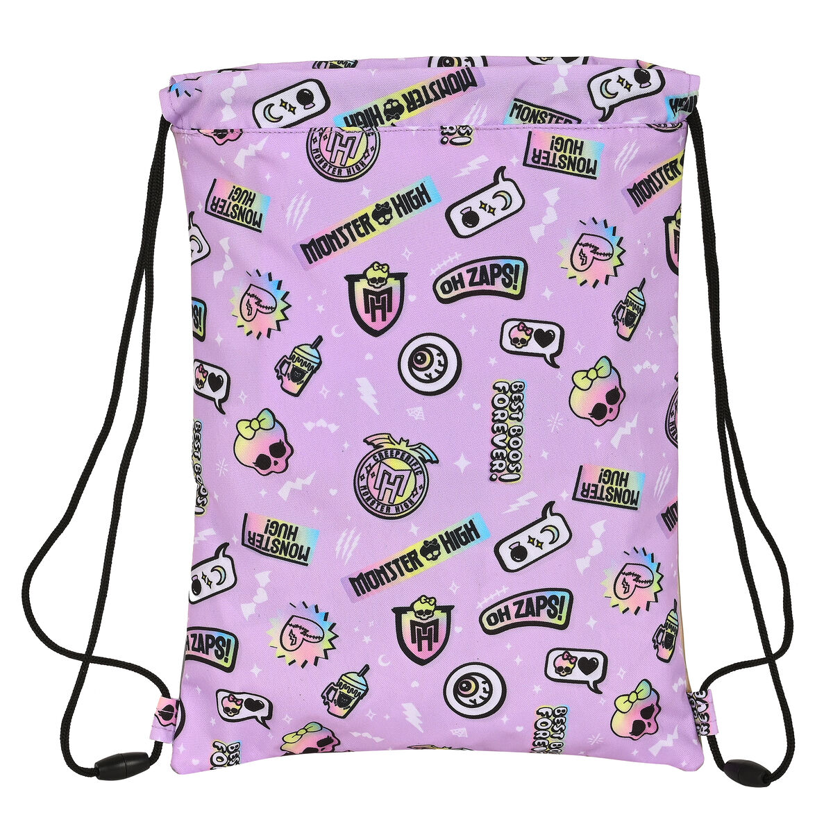 Skopåse med remmar Monster High Best boos Lila - 8