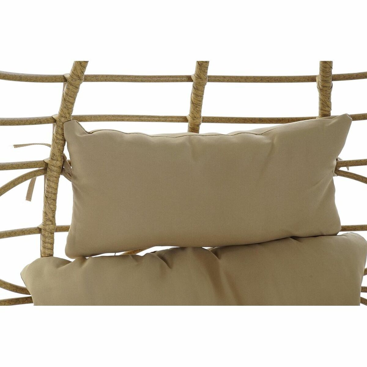 Hängande trädgårdsfåtölj DKD Home Decor 90 x 70 x 110 cm 105 x 75 x 226 cm Beige Metall Brun syntetisk rattan - 11