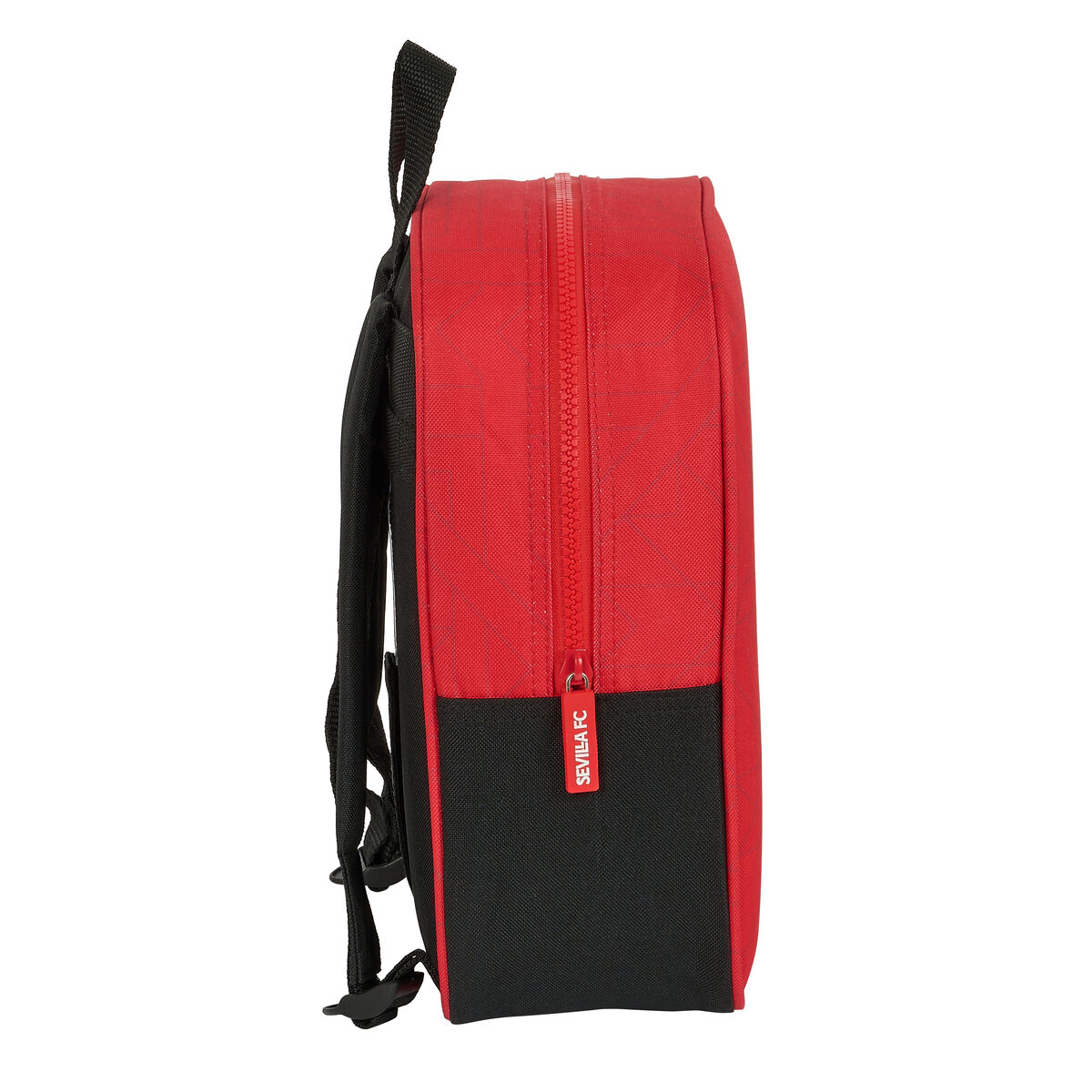 Skolryggsäck Sevilla Fútbol Club Svart Röd 22 x 27 x 10 cm - 4