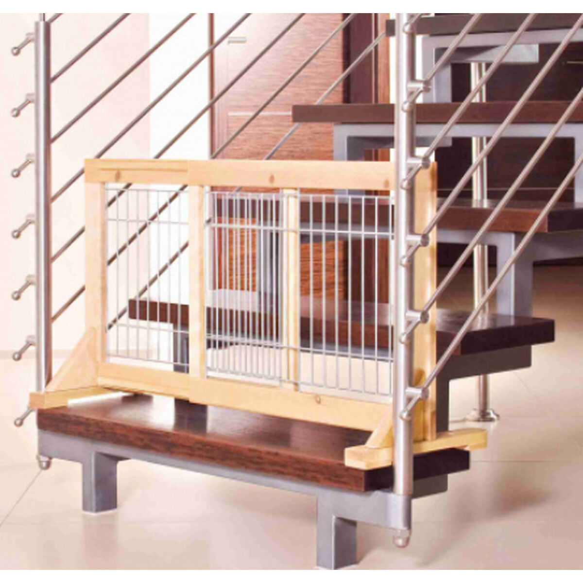 Säkerhetsbarriär Trixie 4011905039442 Hund Utdragbar 63-108 x 50 x 31 cm - 2