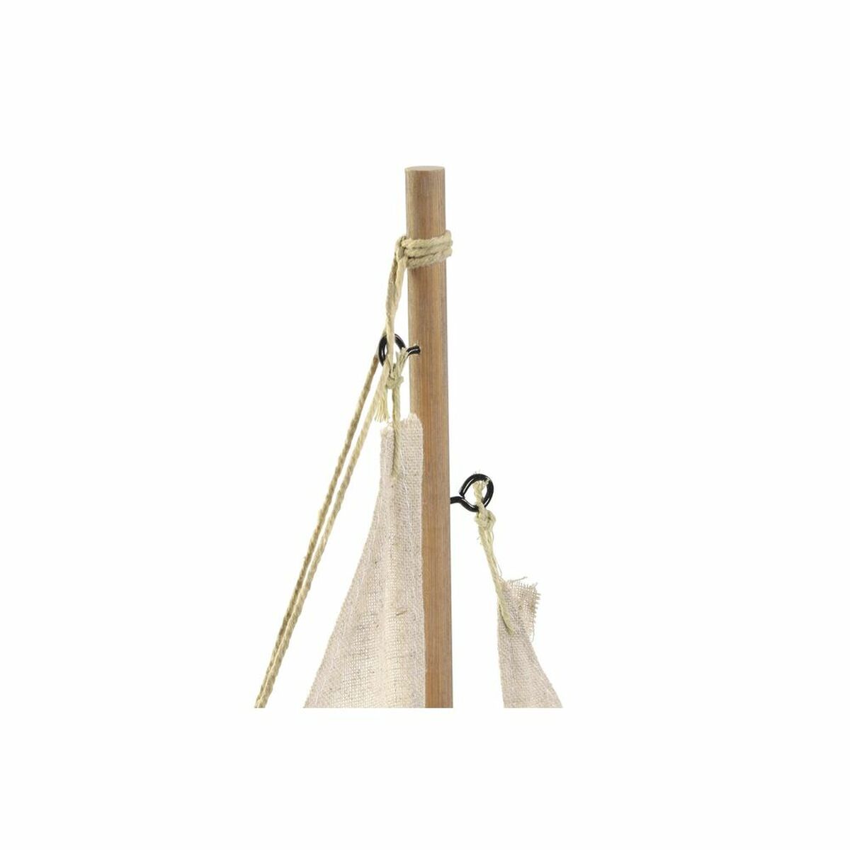 Prydnadsfigur DKD Home Decor Grå Trä Polyester (29 x 6 x 42 cm) - 3