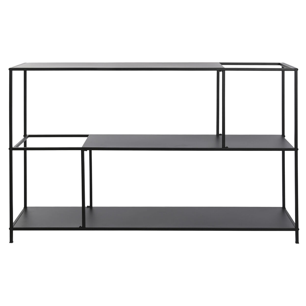 Bokhylla DKD Home Decor Svart Metall 120 x 30 x 75 cm (1) - 3
