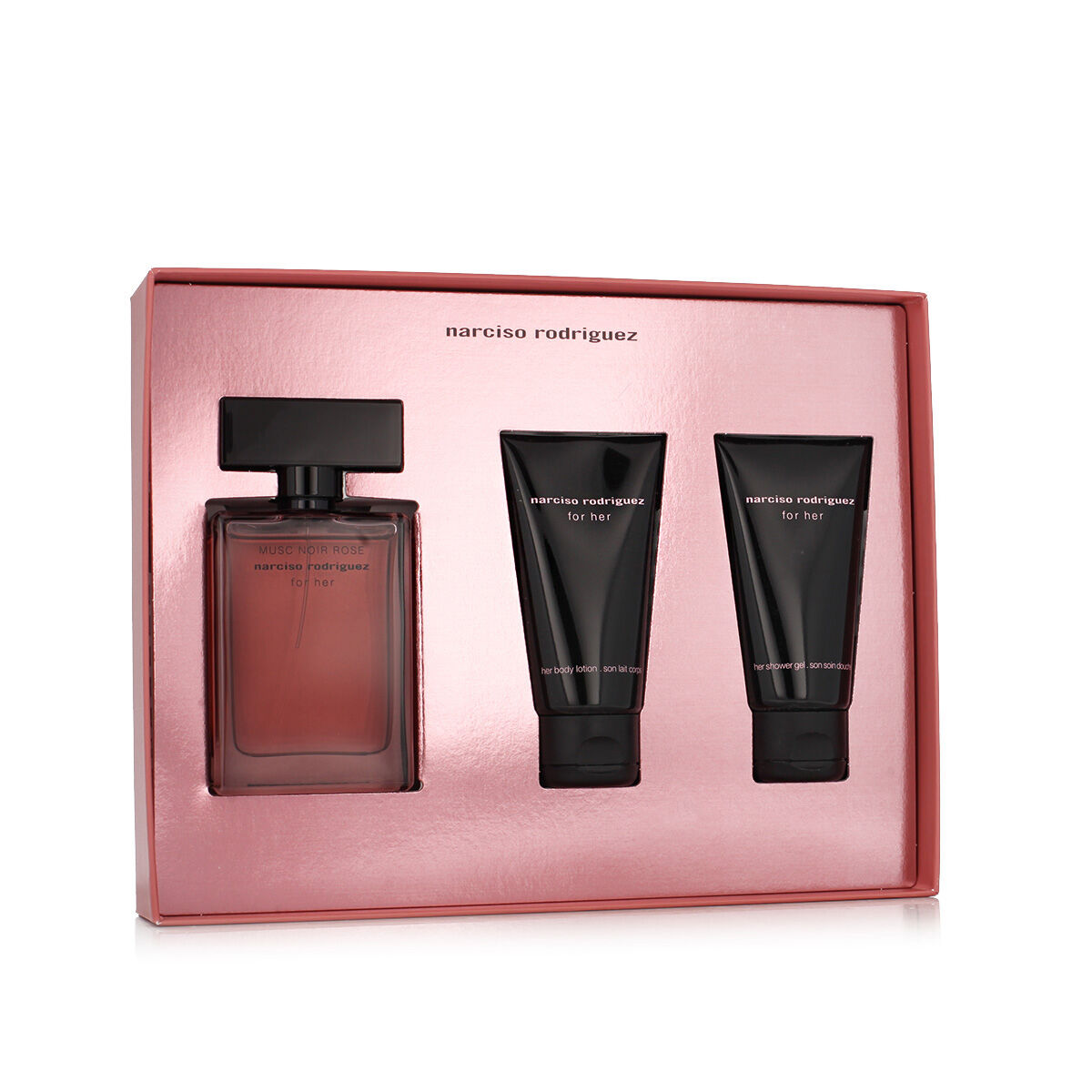 Parfymset Damer Narciso Rodriguez Musc Noir Rose For Her EDP 3 Delar - 2