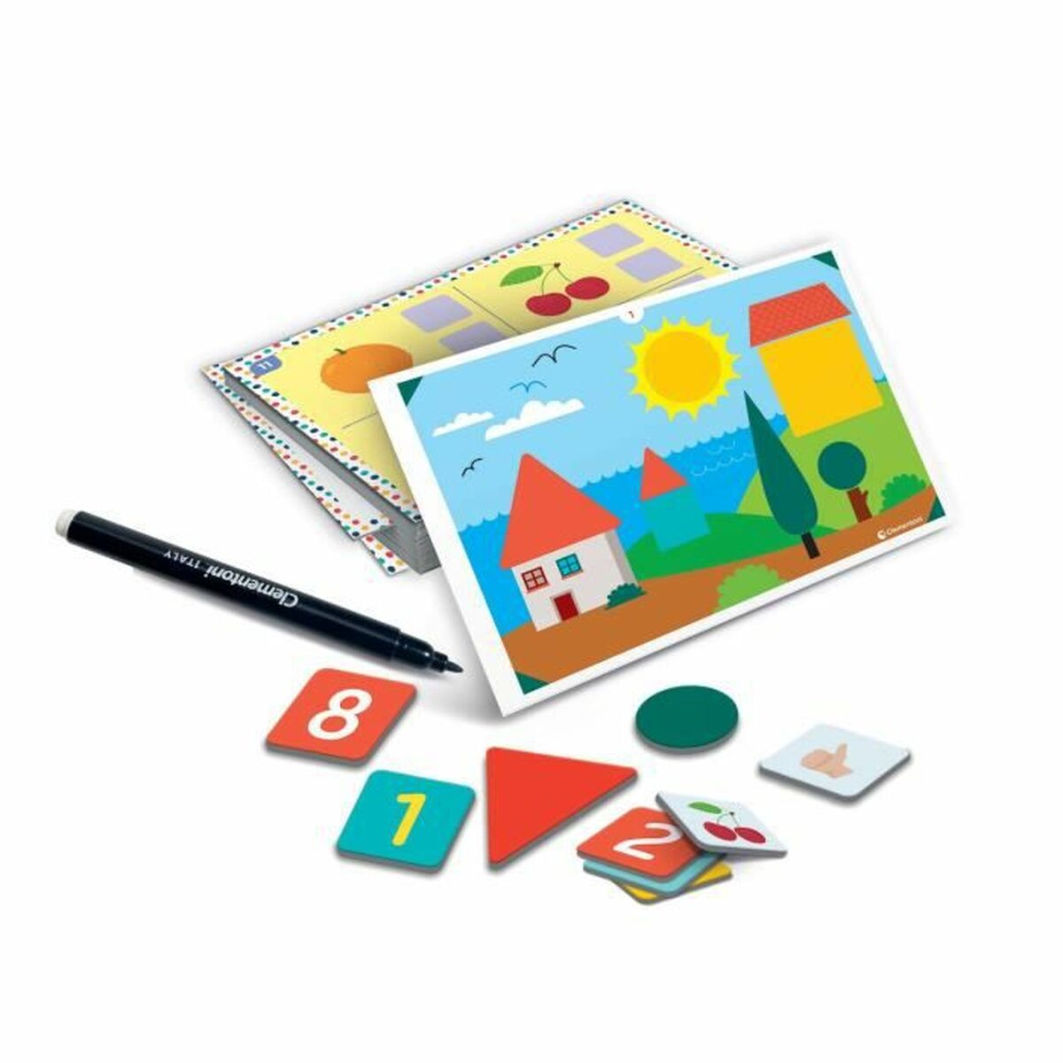 Pedagogiskt spel för små barn Clementoni Case Figures Shapes (FR) - 3