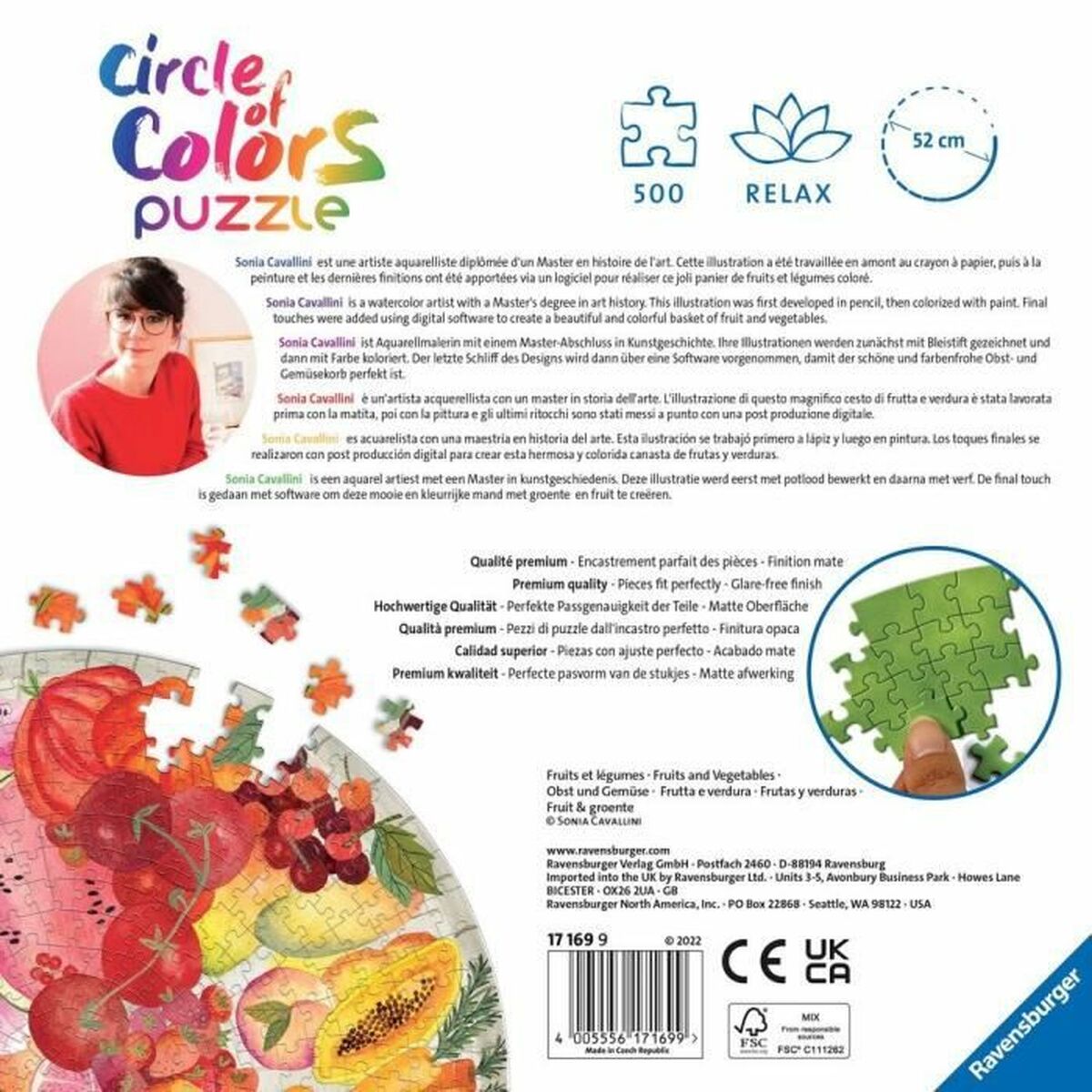Pussel Ravensburger Iceland: Kirkjuffellsfoss  (500 Delar) - 4